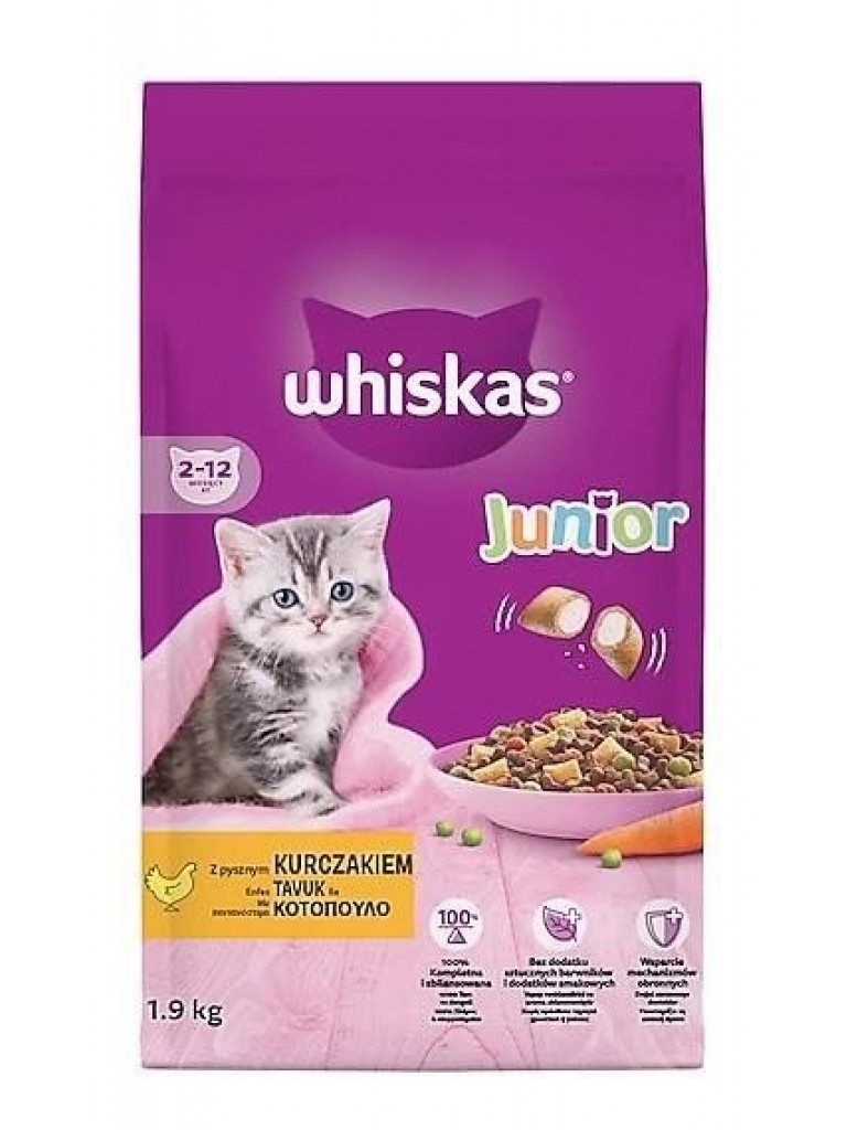 Whiskas Tavuklu Kuru Mama Yavru Kedi 1 9 Kg