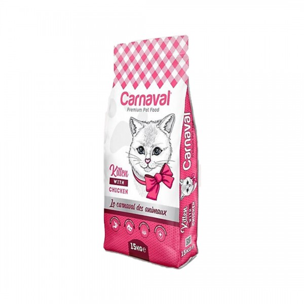 Carnaval Premium Tavuklu 15 Kg Yavru Kedi Maması