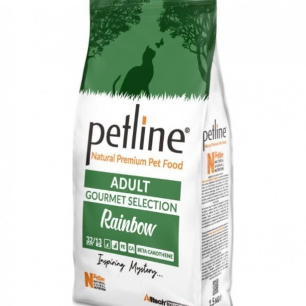 Petline Rainbow Gourmet Yetişkin Kedi Maması 12 KG