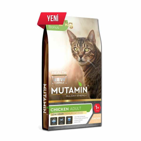 Mutamin Tavuklu Yetişkin Kedi Maması 10+2Kg