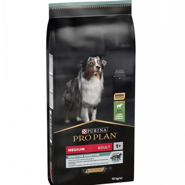 Pro Plan Sensitive Digestion Medium Kuzu Etli 14 kg Yetişkin Köpek Maması